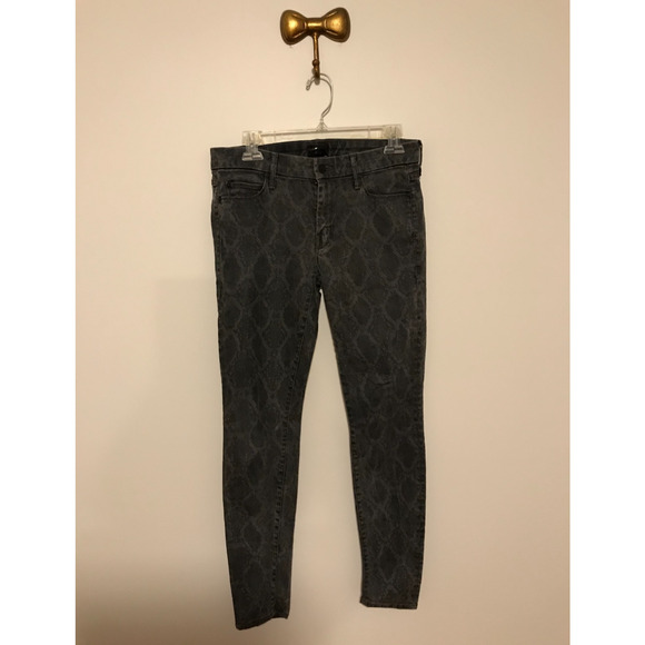 Mother The Looker A Kingdom of Dreams Python Print Jeans - Size 30 - Picture 1 of 16